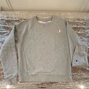 Champion Girls Grey Classic Sweatshirt